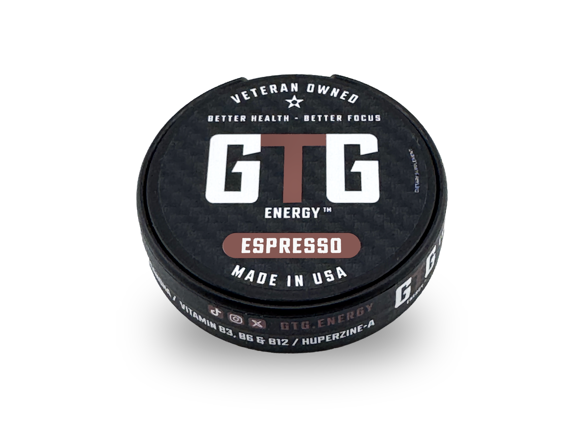 GTG Energy® Pouches – Espresso can