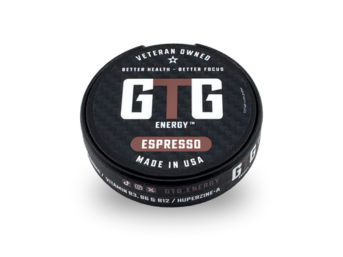 GTG Energy® Pouches – Espresso can