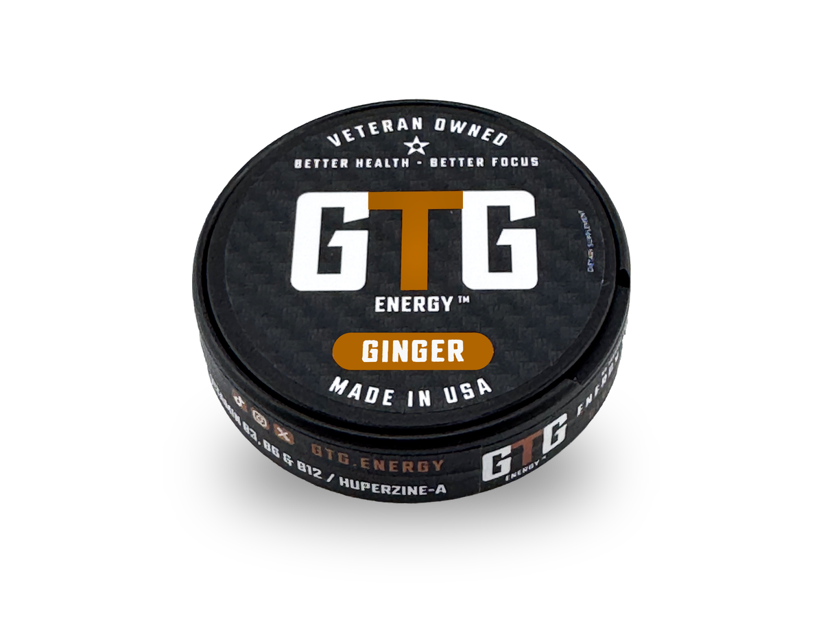 GTG Energy® Pouches – Ginger can