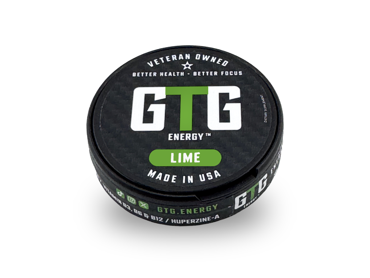 GTG Energy® Pouches – Lime can