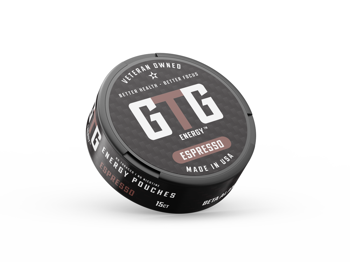 GTG Energy® Pouches – Espresso can